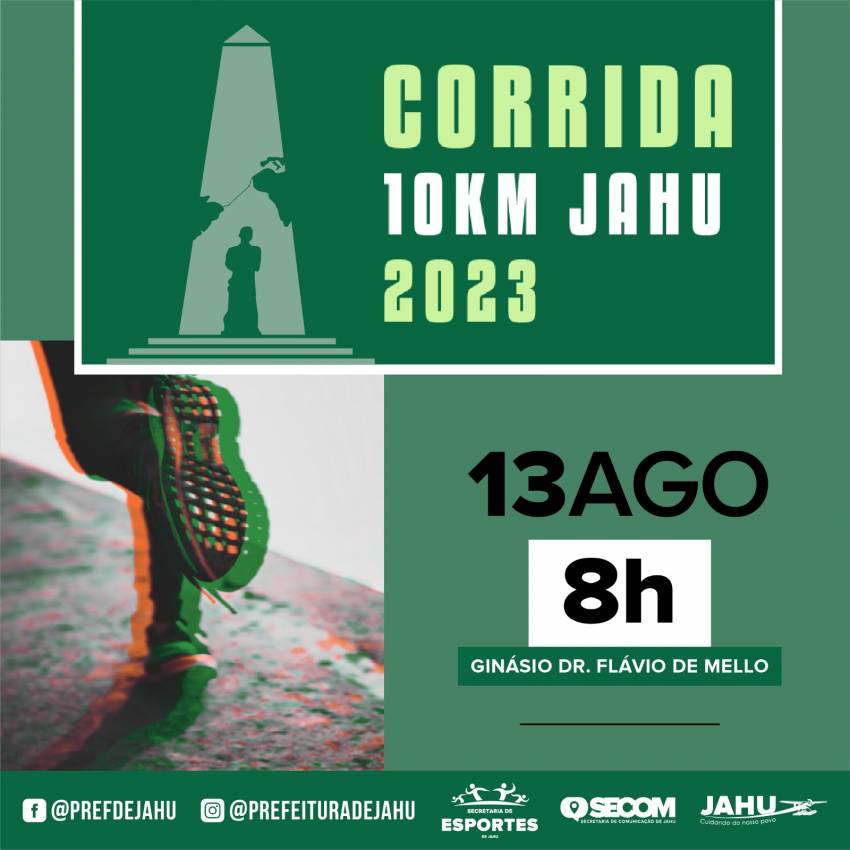 CORRIDA DE RUA ACONTECE NESTE DOMINGO (13)