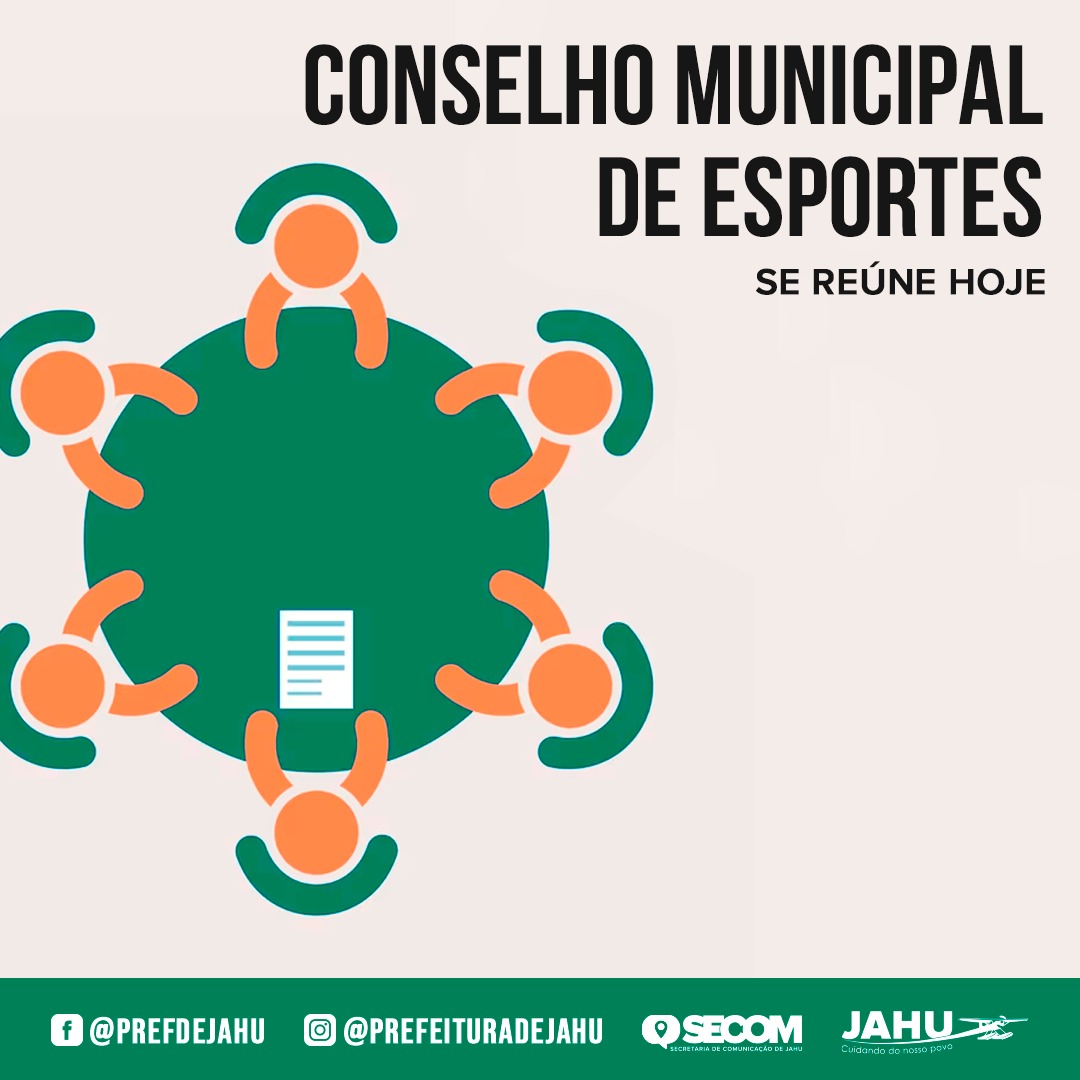 CONSELHO MUNICIPAL DO ESPORTE SE REÚNE HOJE