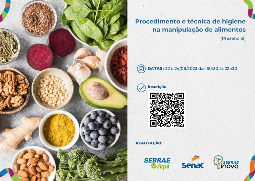 PREFEITURA OFERECE CURSO DE TÉCNICAS DE HIGIENE E MANIPULAÇÃO DE ALIMENTOS