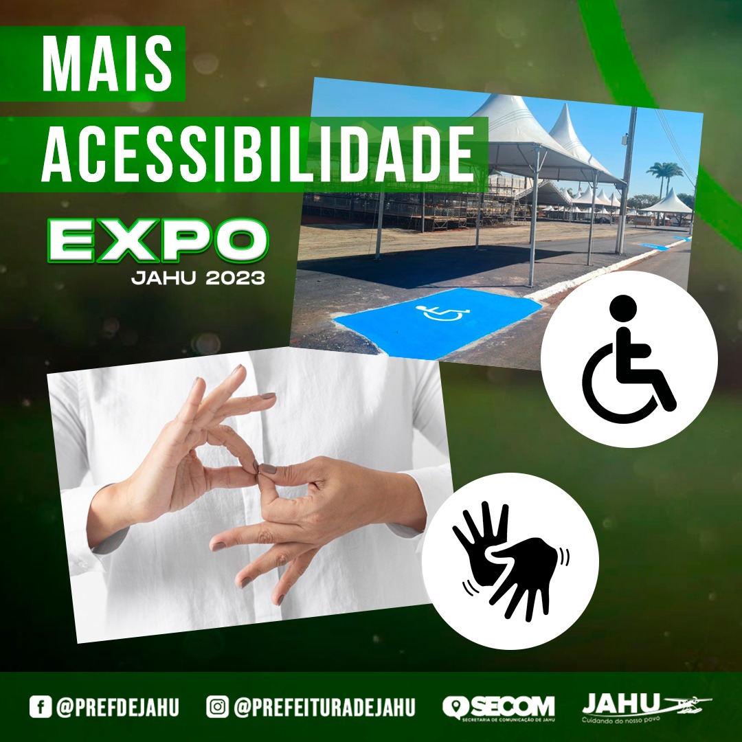 EXPO TERÁ ACESSIBILIDADE E INCLUSÃO