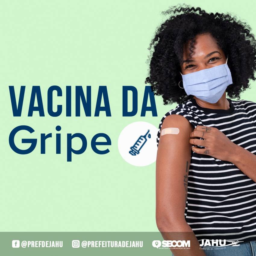 VACINAÇÃO CONTRA GRIPE CONTINUA