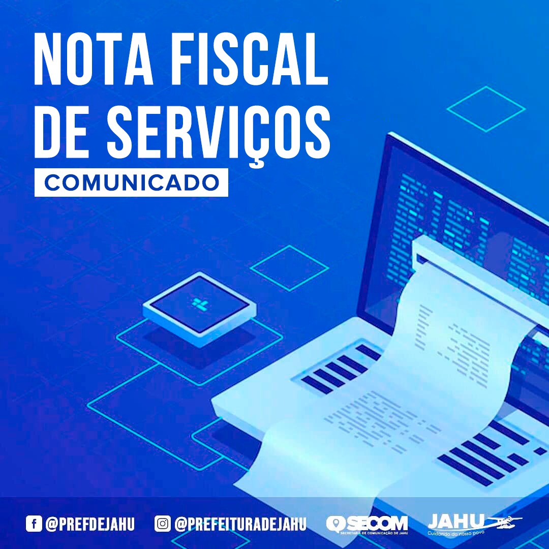 COMUNICADO – NOTA FISCAL DE SERVIÇOS