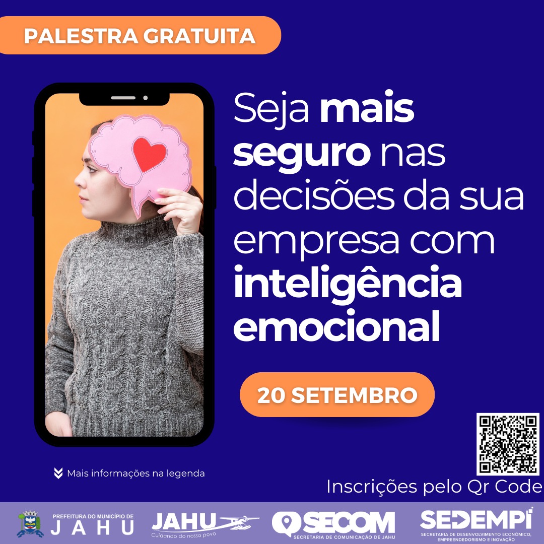 PREFEITURA OFERECE PALESTRA SOBRE INTELIGÊNCIA EMOCIONAL PARA EMPRESÁRIOS