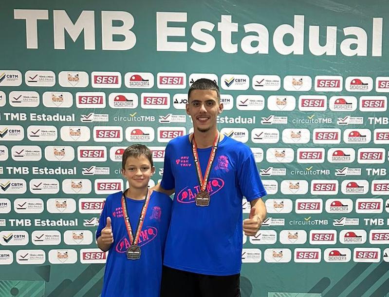 JAHU CONQUISTA MEDALHAS EM DOIS TORNEIOS DE TÊNIS DE MESA