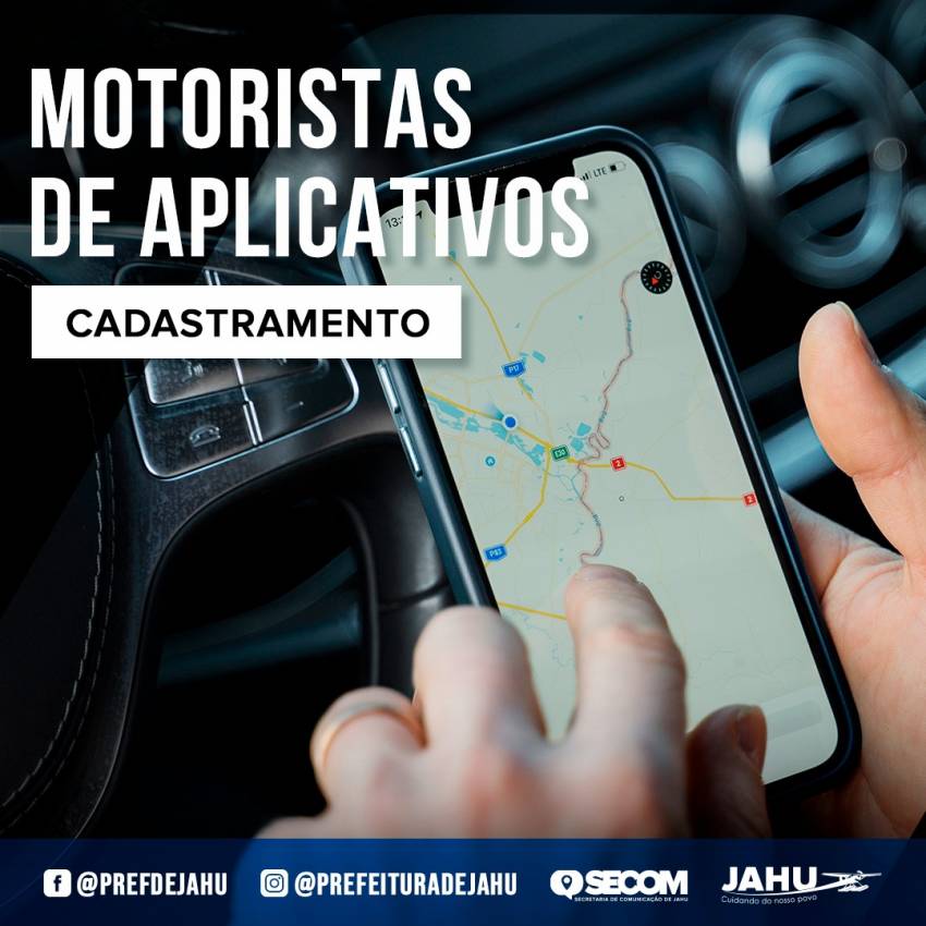 PREFEITURA REALIZA CADASTRAMENTO DE MOTORISTAS DE APLICATIVO