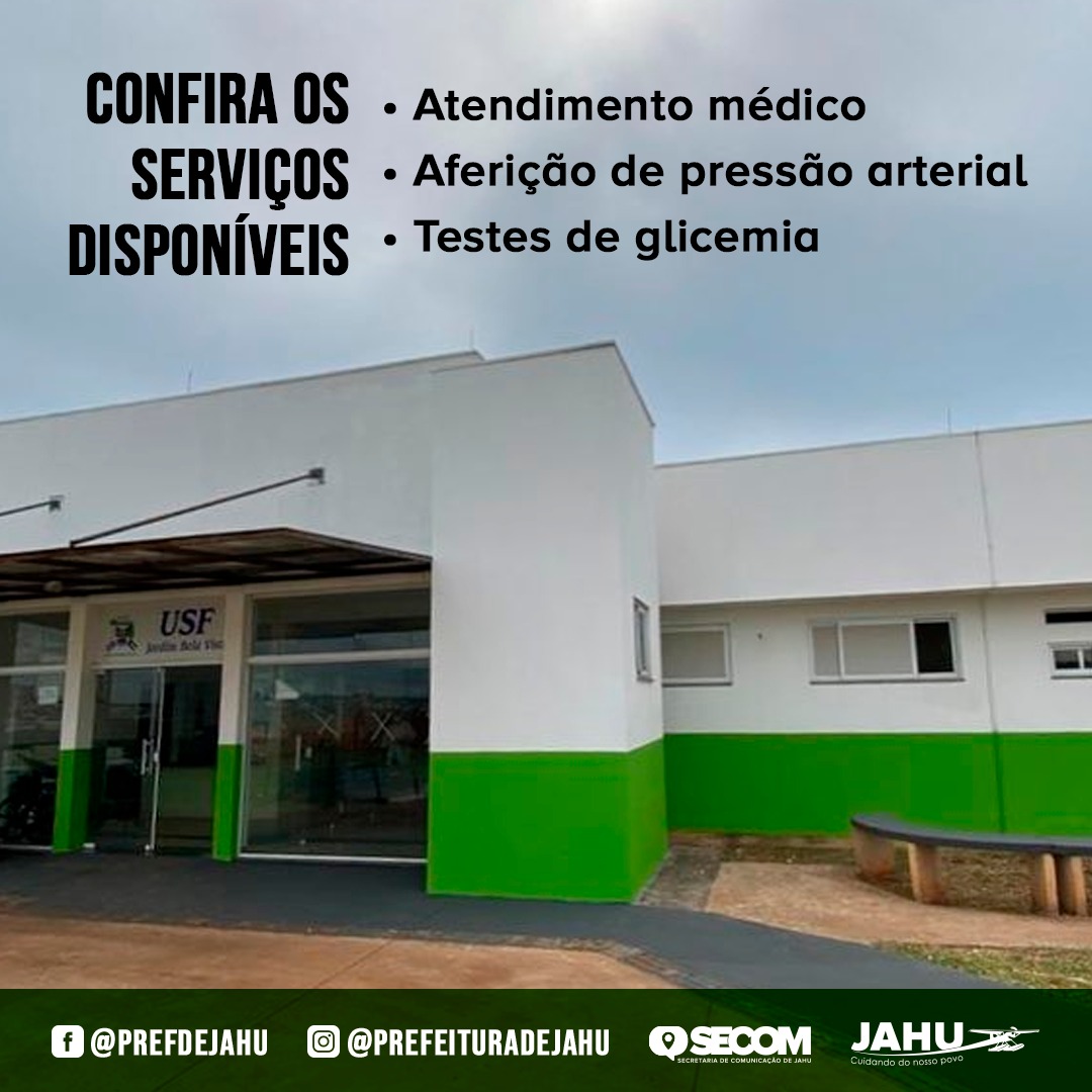 USF BELA VISTA | CONFIRA OS SERVIÇOS DISPONÍVEIS