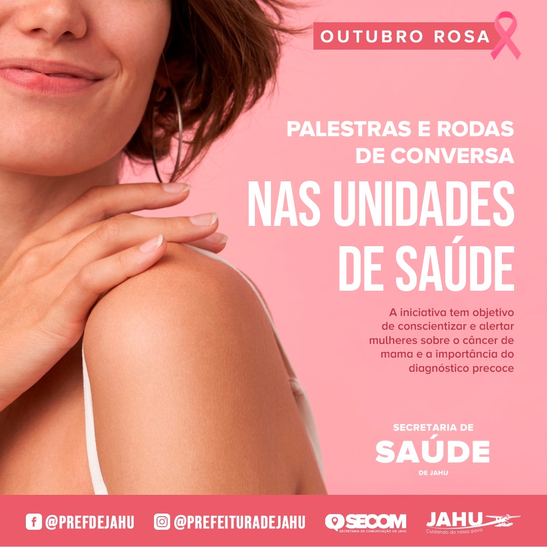 OUTUBRO ROSA NAS UNIDADES DE SAÚDE