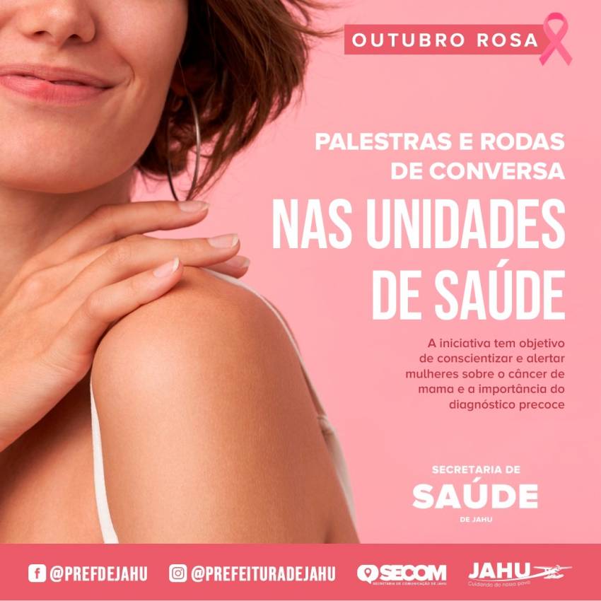 OUTUBRO ROSA NAS UNIDADES DE SAÚDE