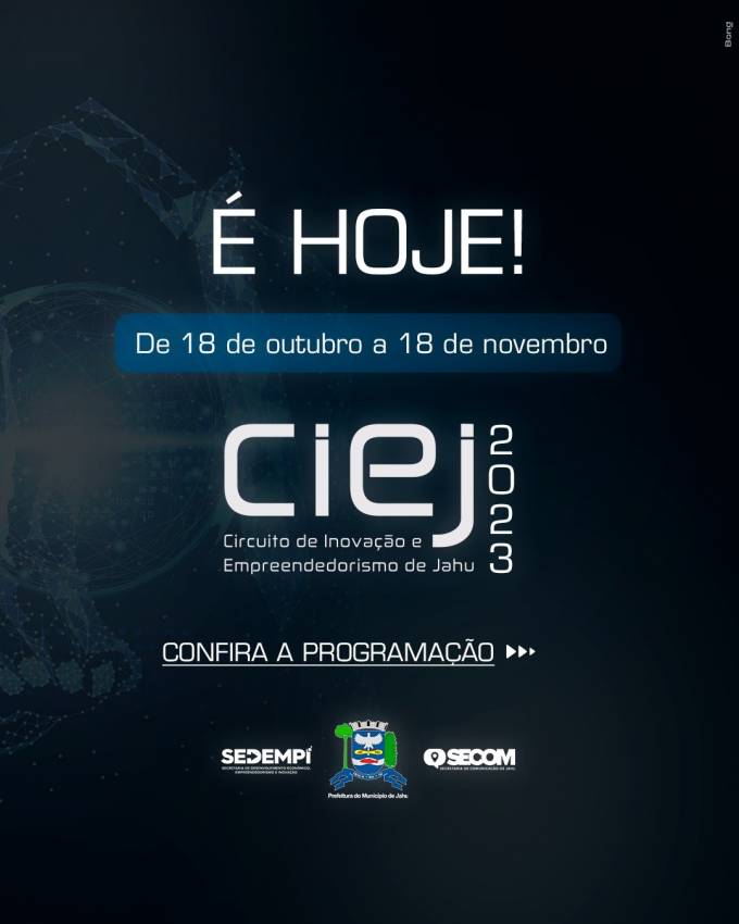 É HOJE!