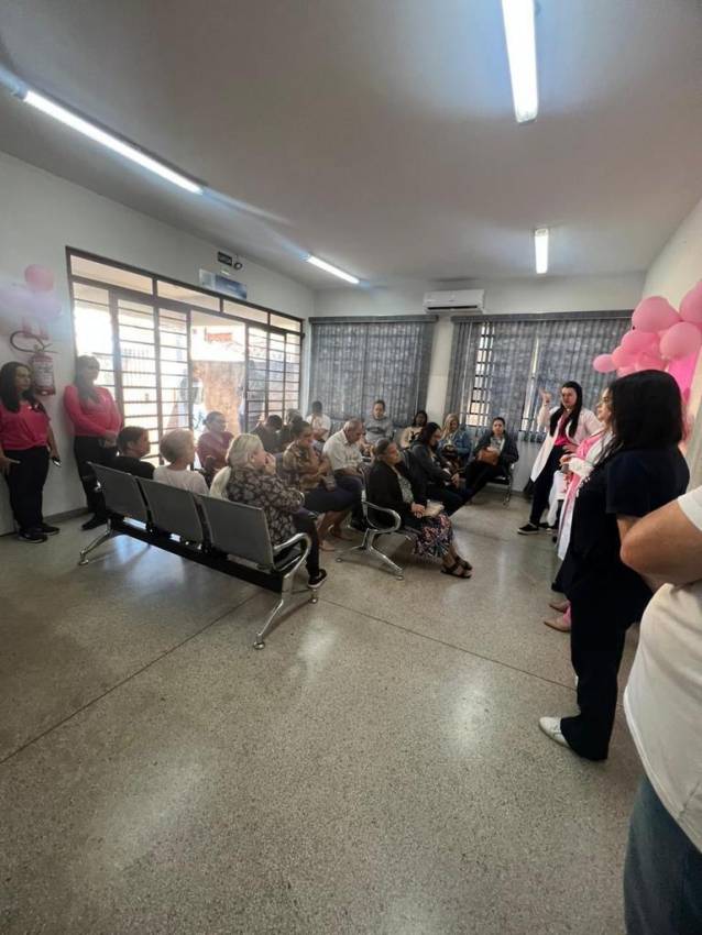 OUTUBRO ROSA NAS UNIDADES DE SAÚDE