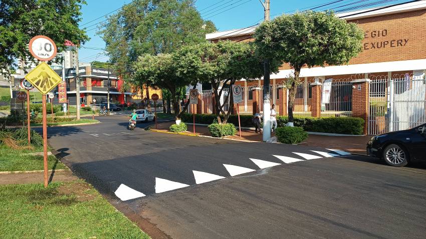 PREFEITURA INSTALA NOVAS FAIXAS ELEVADAS NA CIDADE