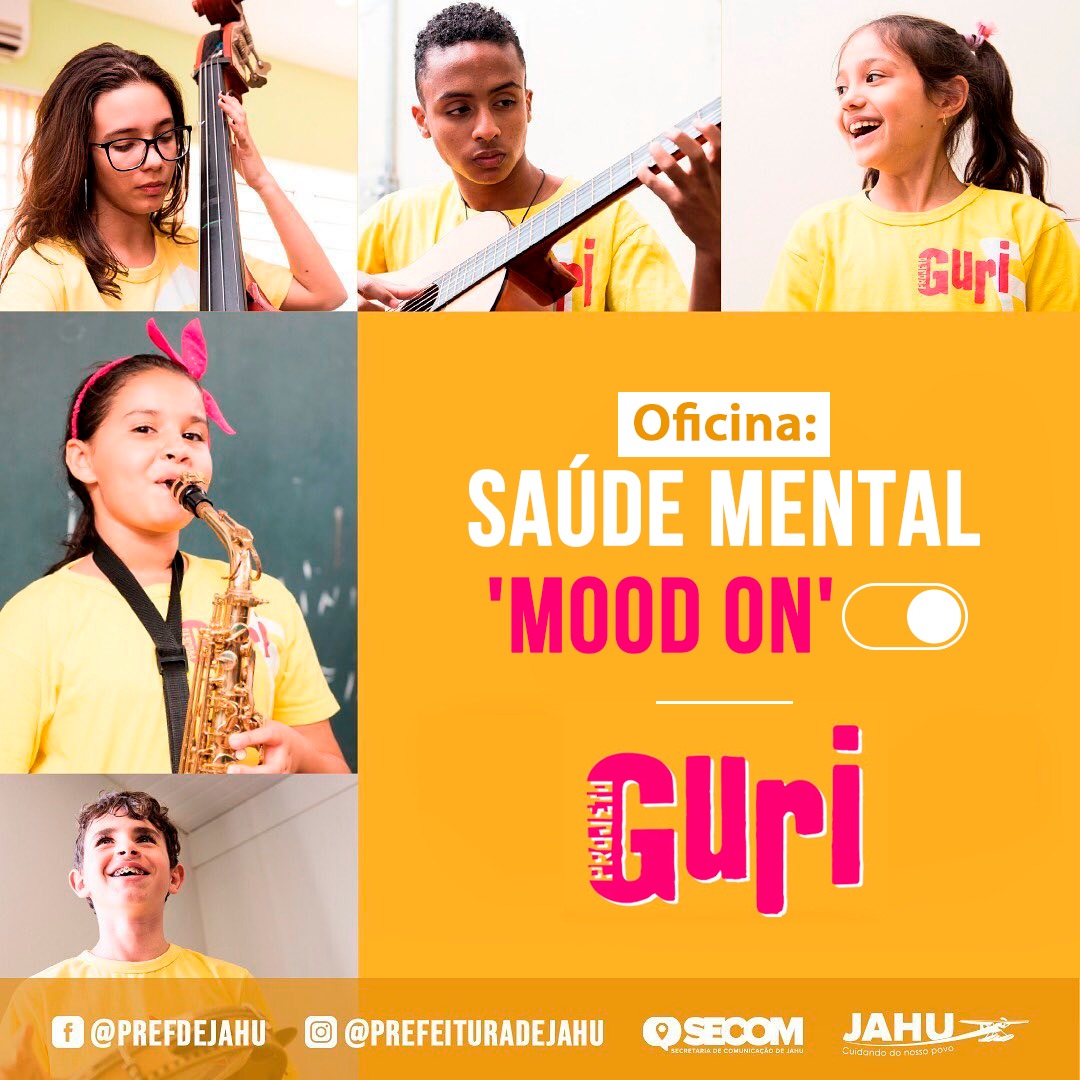 OFICINA: SAÚDE MENTAL MOOD ON - PROJETO GURI
