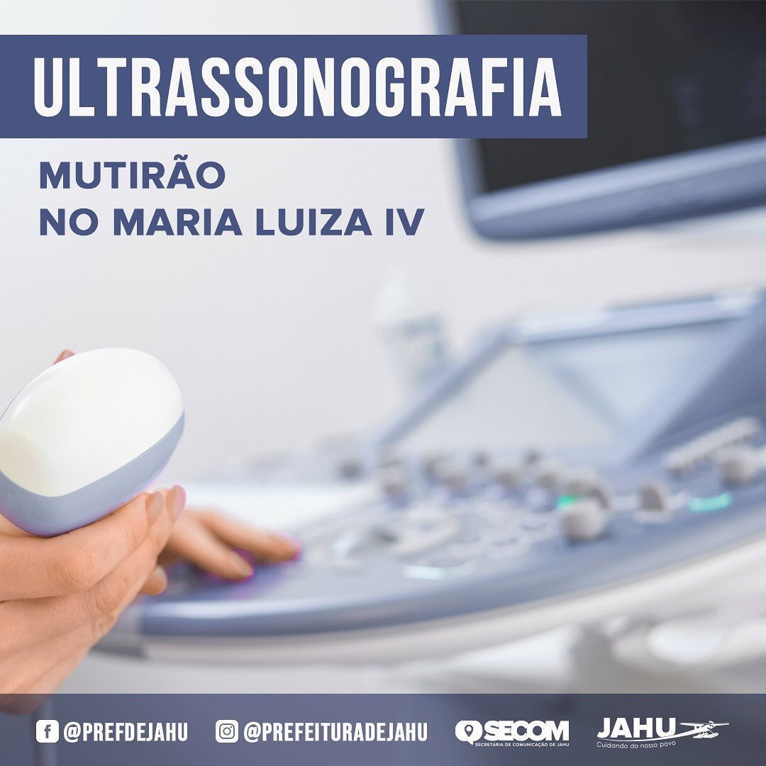 AMANHÃ - MUTIRÃO DE ULTRASSOM NO MARIA LUIZA IV