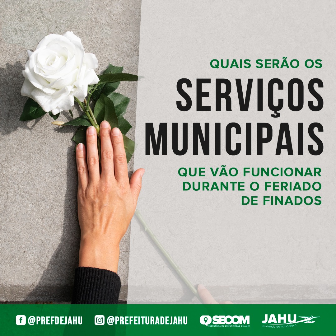 CONFIRA O FUNCIONAMENTO DAS REPARTIÇÕES PÚBLICAS NO FERIADO