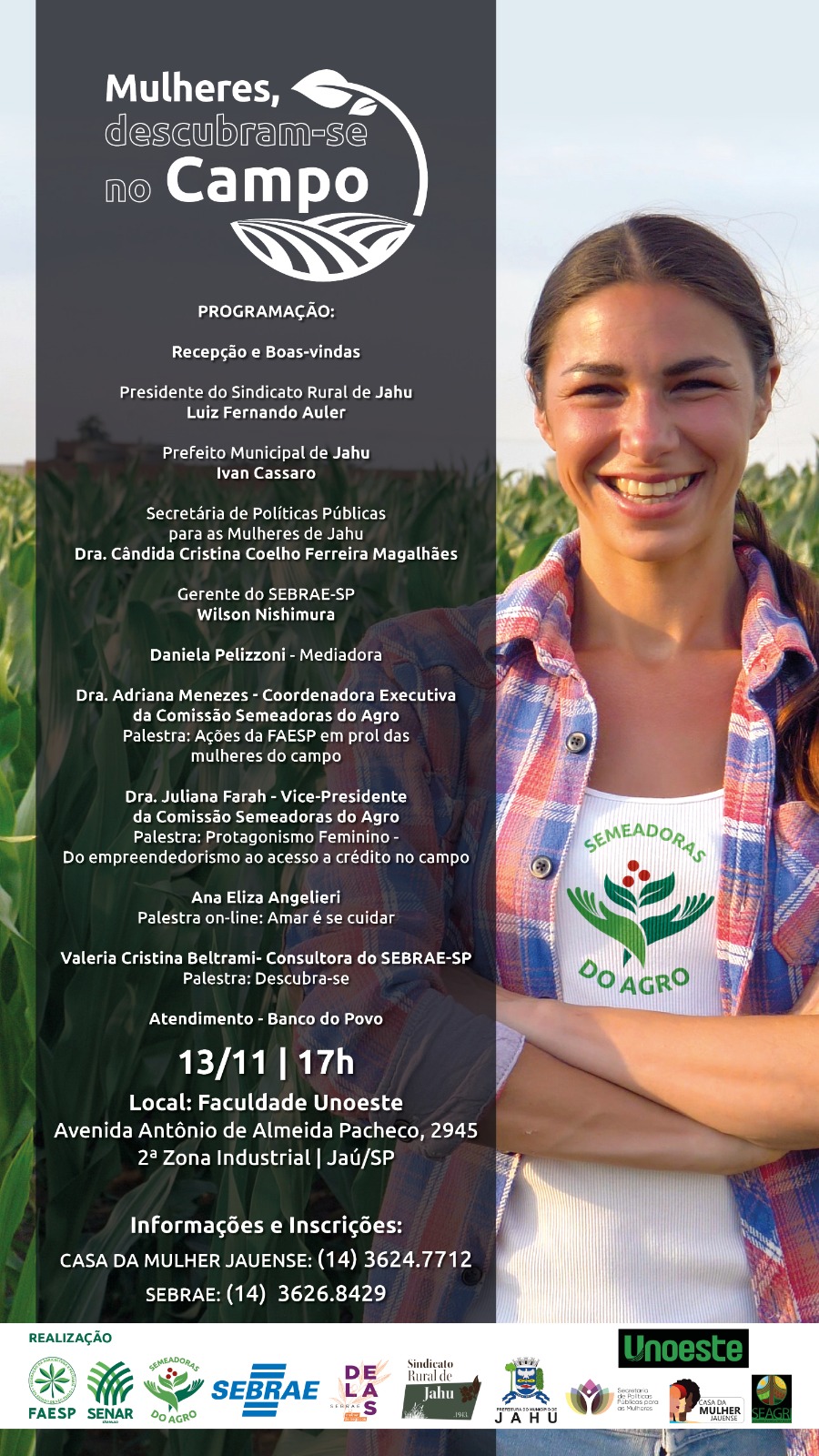 ENCONTRO DE MULHERES DO AGRONEGÓCIO - INSCRIÇÕES ABERTAS
