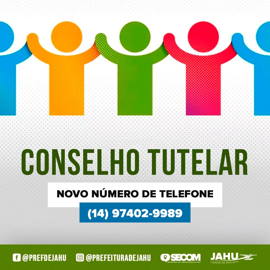 CONSELHO TUTELAR TEM NOVO NÚMERO DE TELEFONE