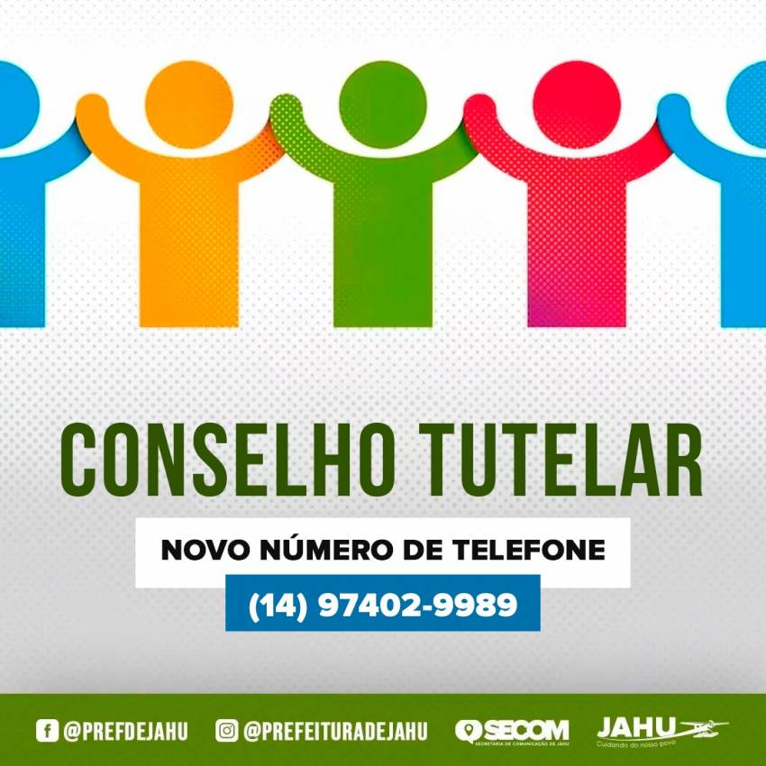 CONSELHO TUTELAR TEM NOVO NÚMERO DE TELEFONE