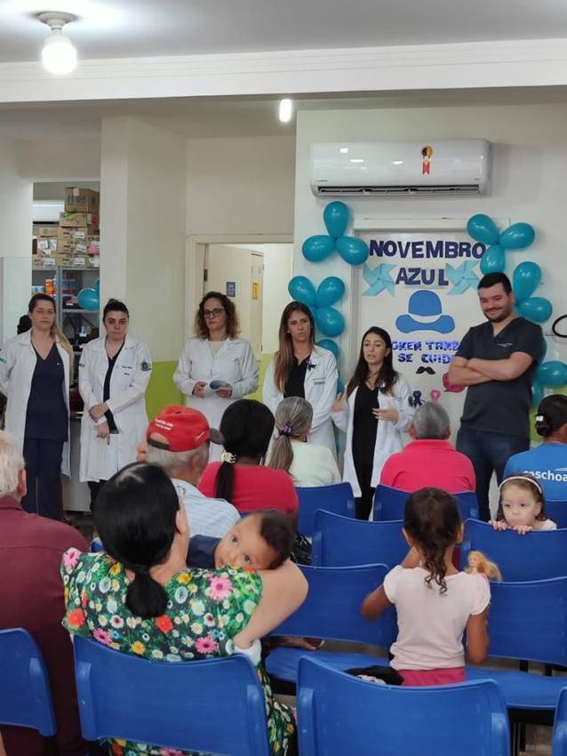 NOVEMBRO AZUL - UNIDADES DE SAÚDE FALAM SOBRE CÂNCER DE PRÓSTATA