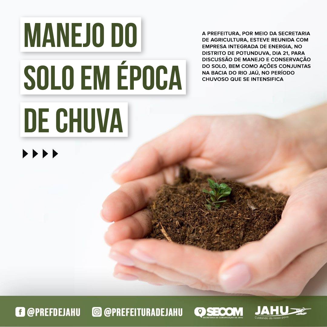 MANEJO DO SOLO EM ÉPOCA DE CHUVA É PAUTA DE REUNIÃO