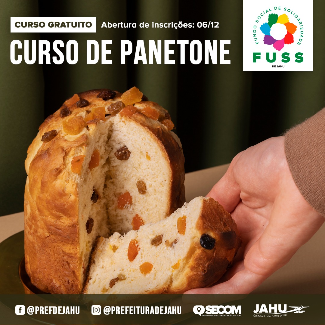 PREFEITURA OFERECE CURSO DE PANETONE