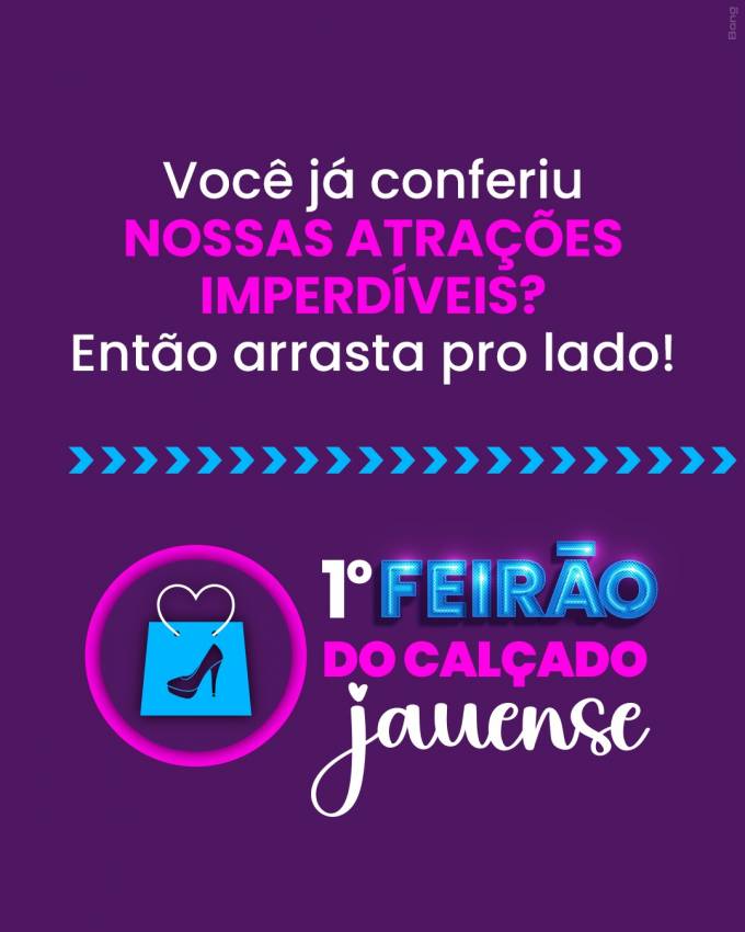 1º FEIRÃO DO CALÇADO JAUENSE COMEÇA AMANHÃ (08)