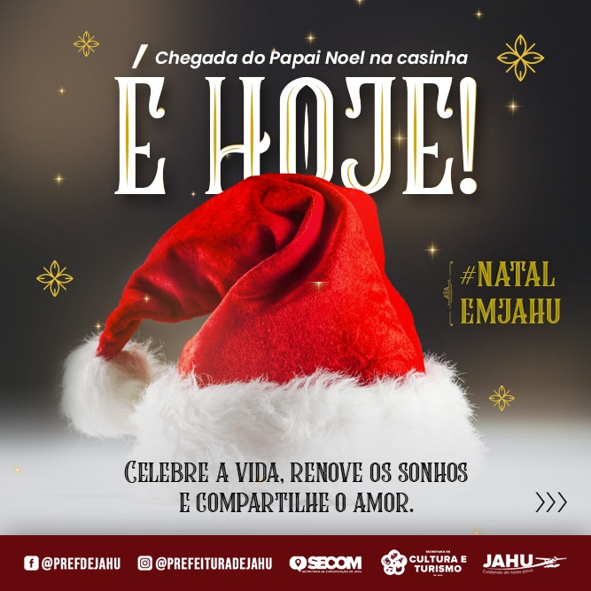 CHEGADA DO PAPAI NOEL!