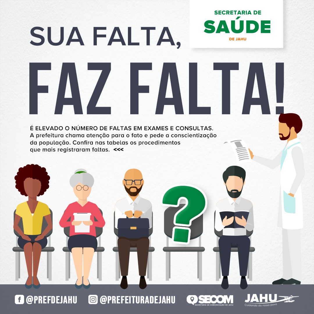 SUA FALTA FAZ FALTA