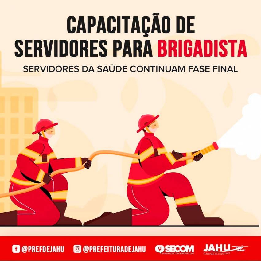 SERVIDORES DA SAÚDE CONTINUAM FASE FINAL DE CAPACITAÇÃO PARA BRIGADISTA