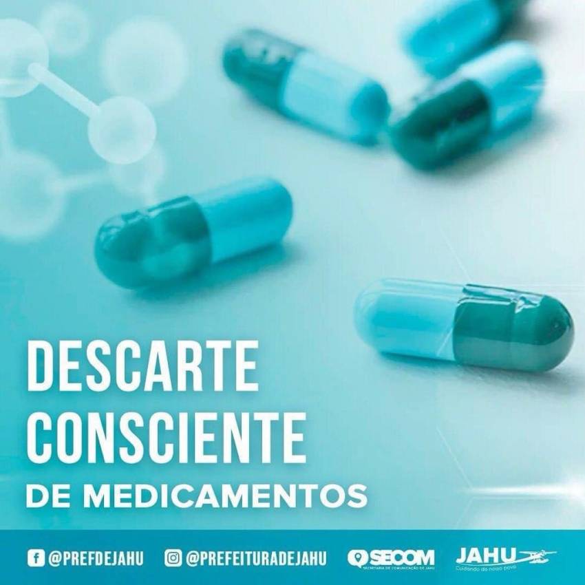 DESCARTE MEDICAMENTOS DE FORMA CORRETA