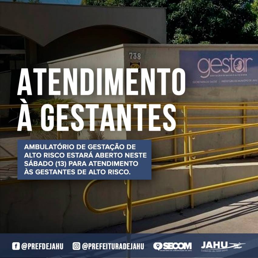 GESTAR ABRE AMANHÃ PARA ATENDIMENTO À GESTANTES