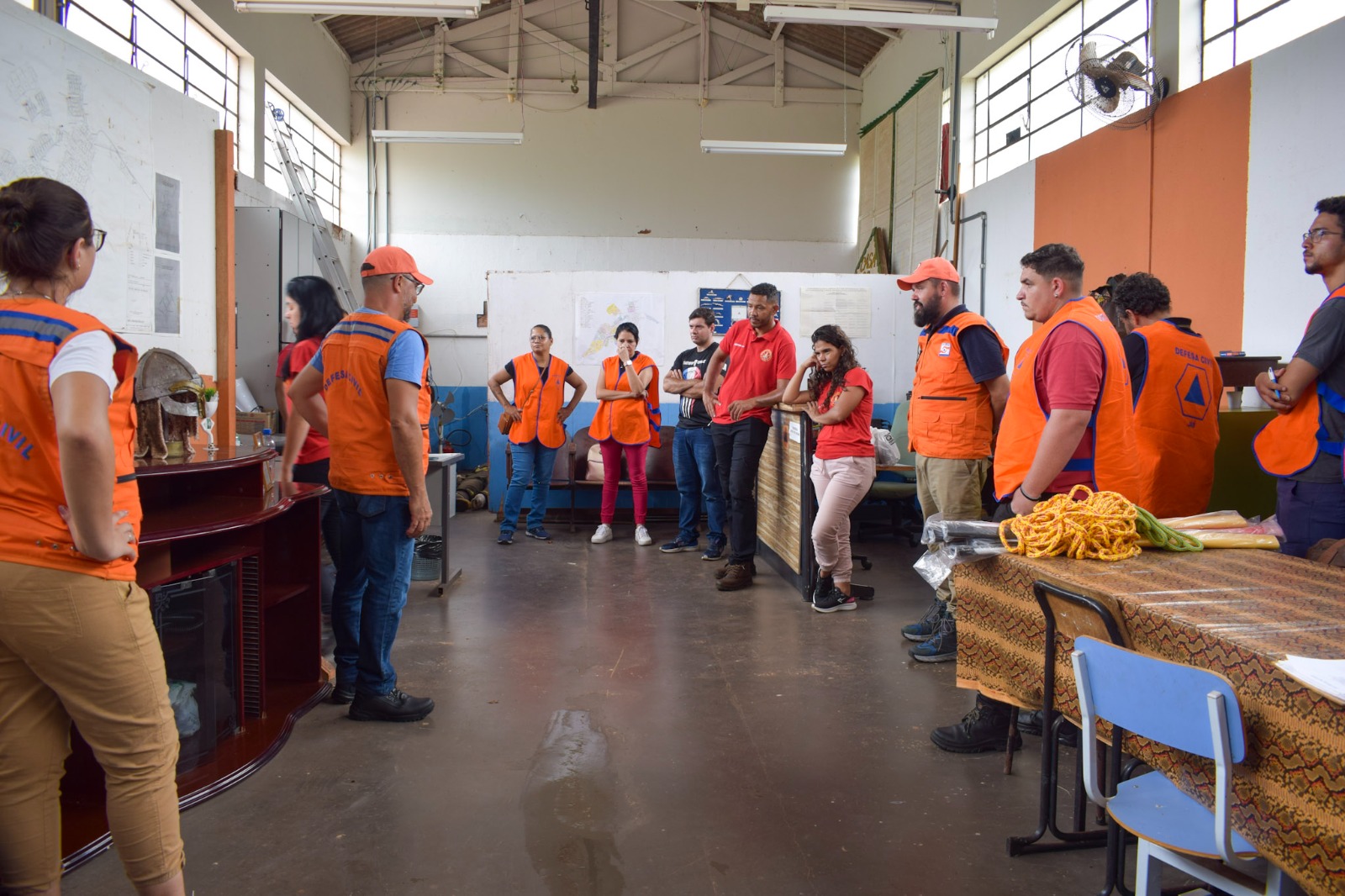 DEFESA CIVIL DÁ INÍCIO A CURSO DE FORMAÇÃO DE VOLUNTÁRIOS