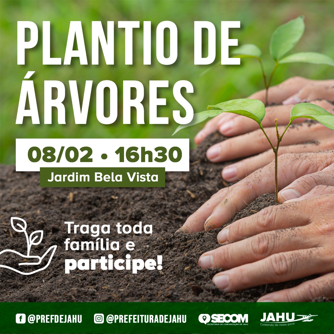PREFEITURA PROMOVE AÇÃO DE PLANTIO DE ÁRVORES NO BELA VISTA
