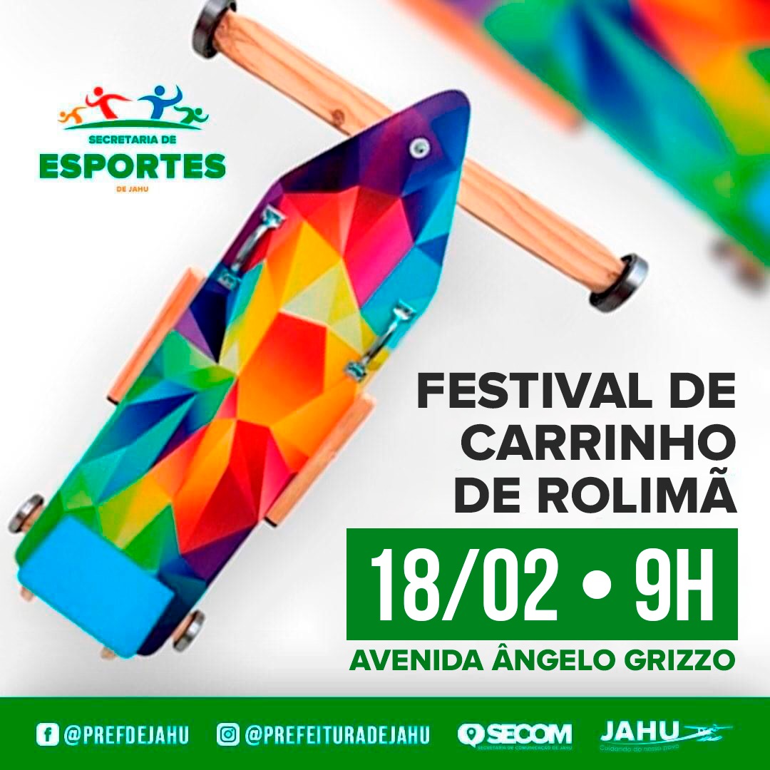 TEM MAIS UMA EDIÇÃO DO FESTIVAL DE CARRINHO DE ROLIMÃ CHEGANDO