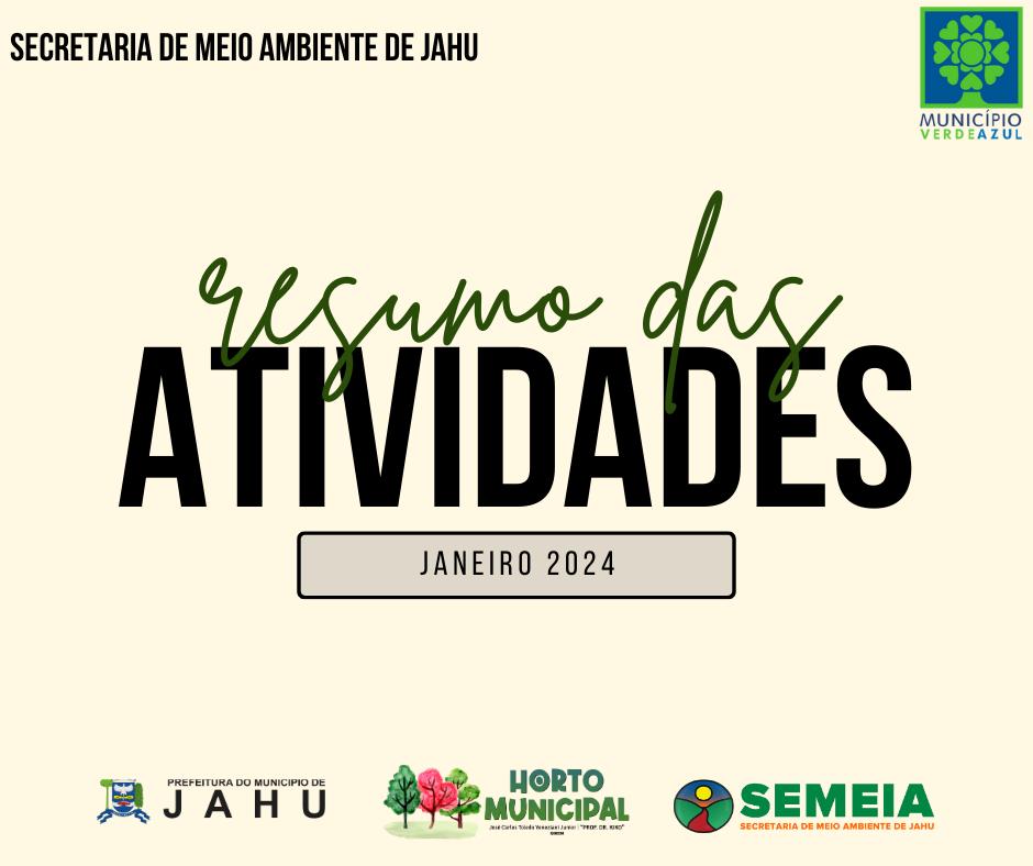 BALANÇO - FÉRIAS NO HORTO