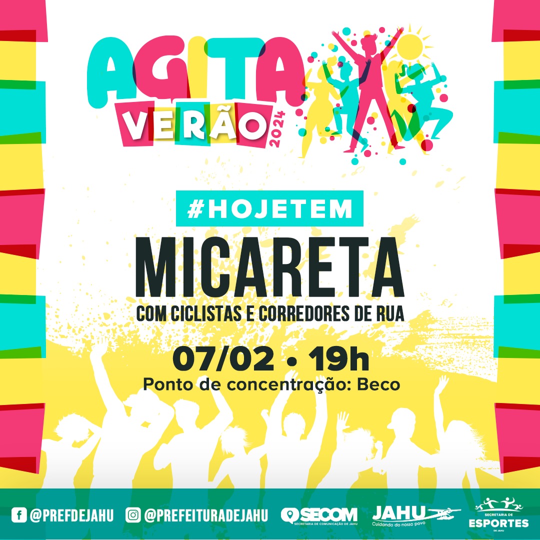 AGITA VERÃO: HOJE TEM MICARETA COM SAÍDA DO BECO