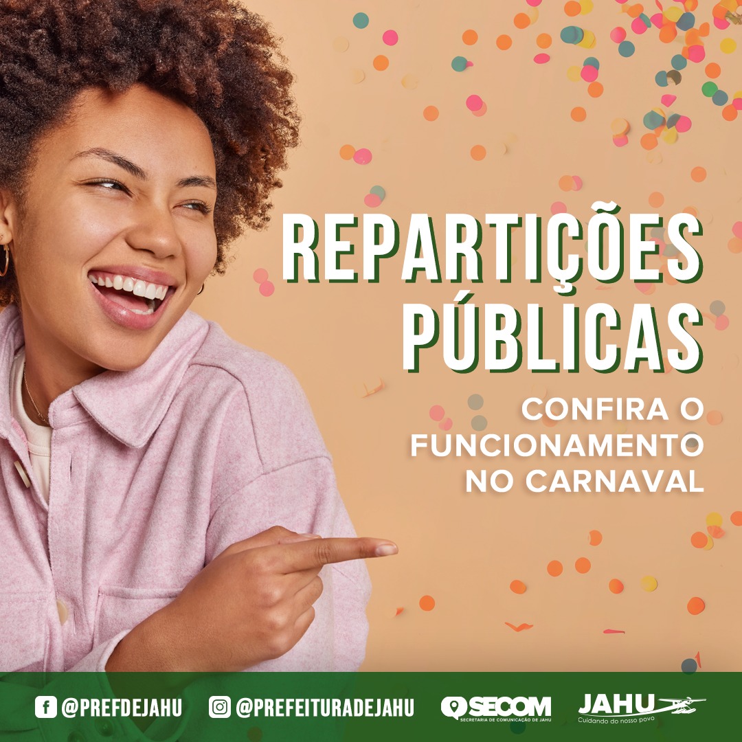 FUNCIONAMENTO DAS REPARTIÇÕES PÚBLICAS NO CARNAVAL