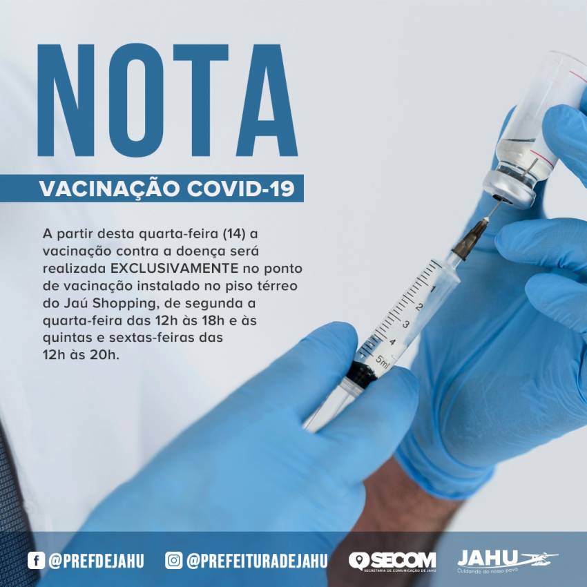 NOTA - VACINAÇÃO COVID-19