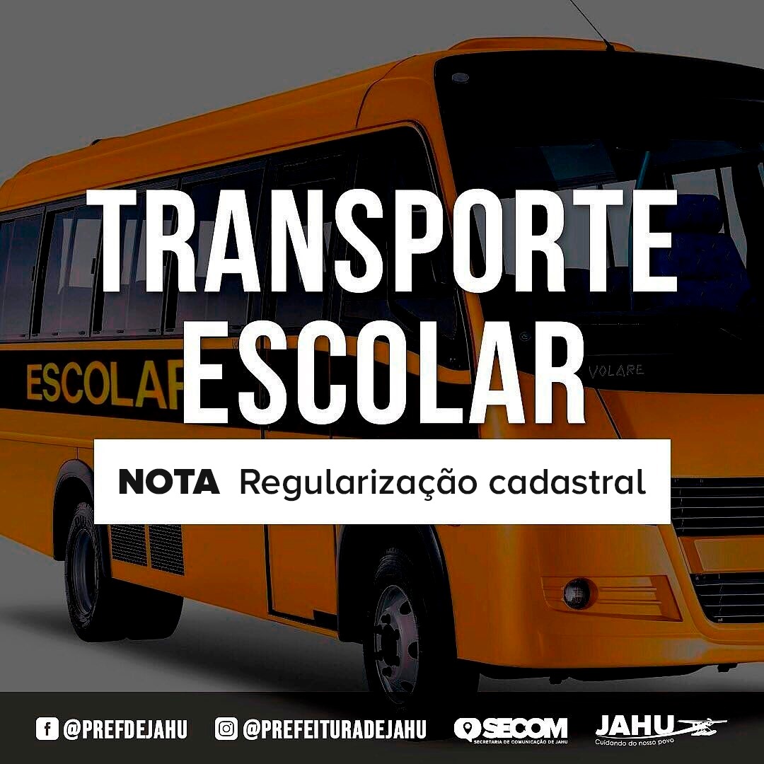 NOTA - TRANSPORTE ESCOLAR
