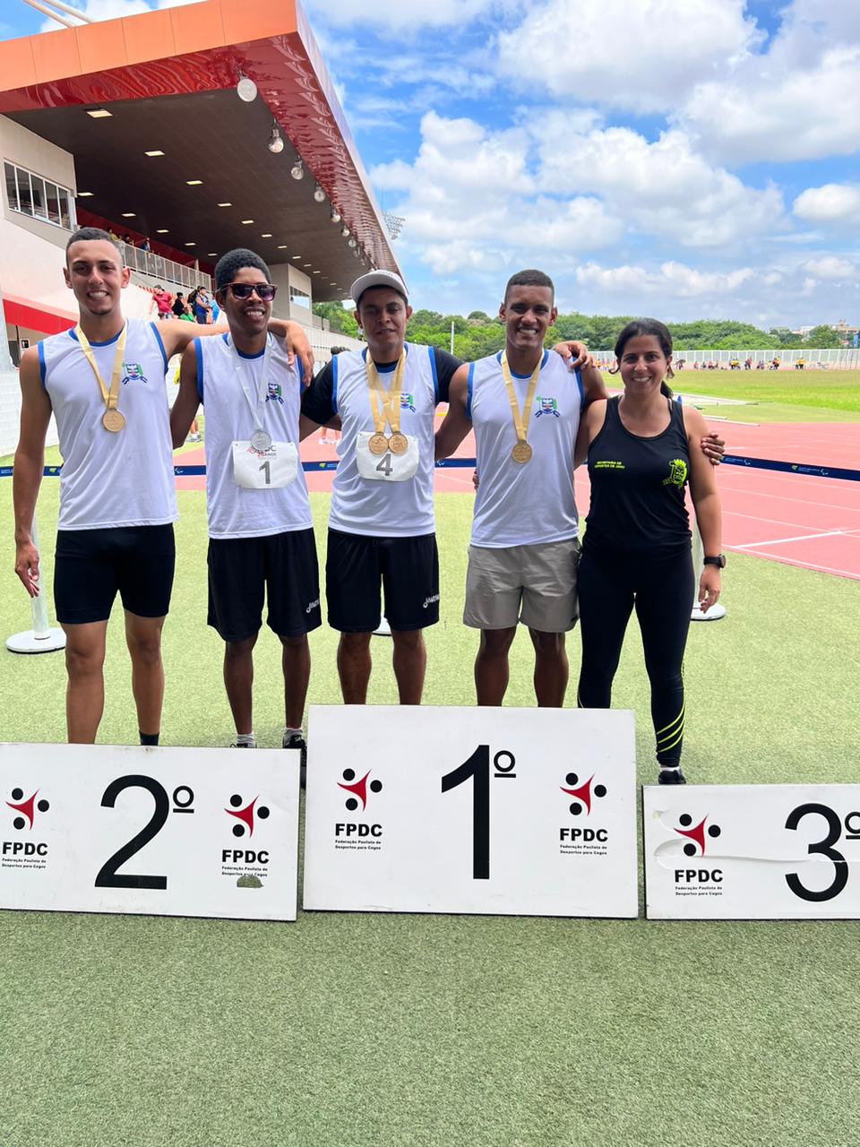 PARATLETAS JAUENSES CONQUISTAM MEDALHAS NO ATLETISMO
