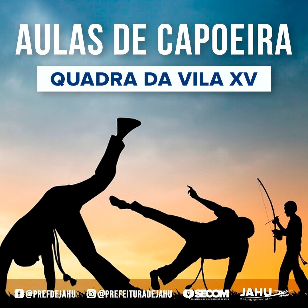 CAPOEIRA: AULAS GRATUITAS NA QUADRA DA VILA XV