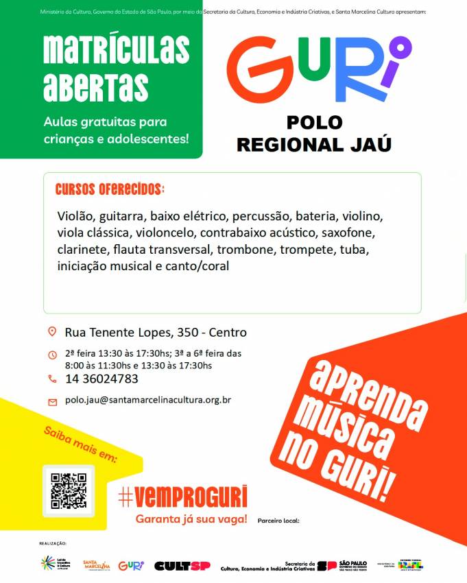 APRENDA MÚSICA COM O PROJETO GURI