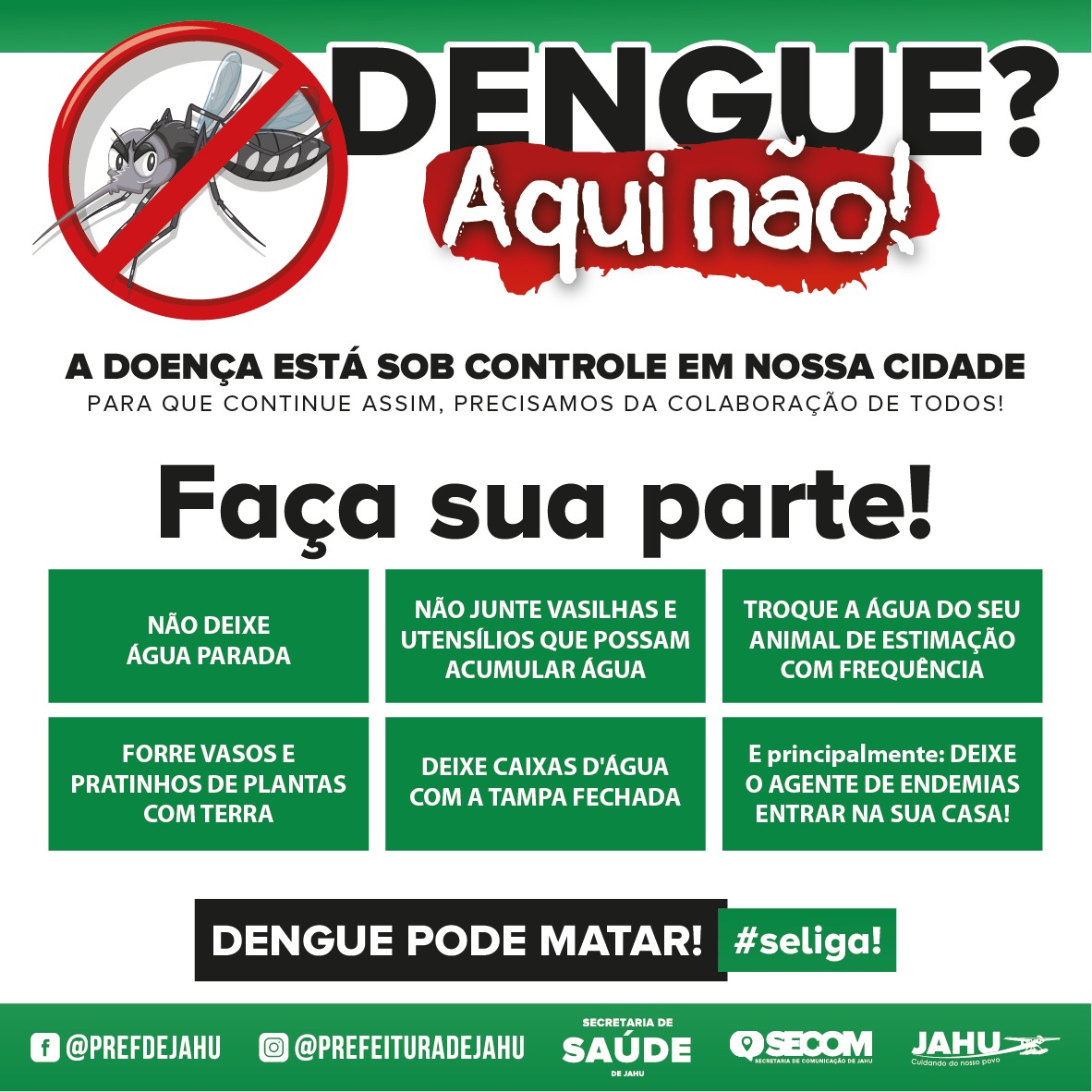 A LUTA CONTRA A DENGUE É DIÁRIA