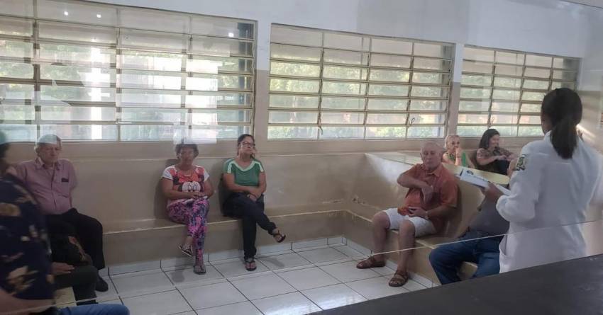 COMBATE À DENGUE - PALESTRA NA UBS SÃO BENEDITO