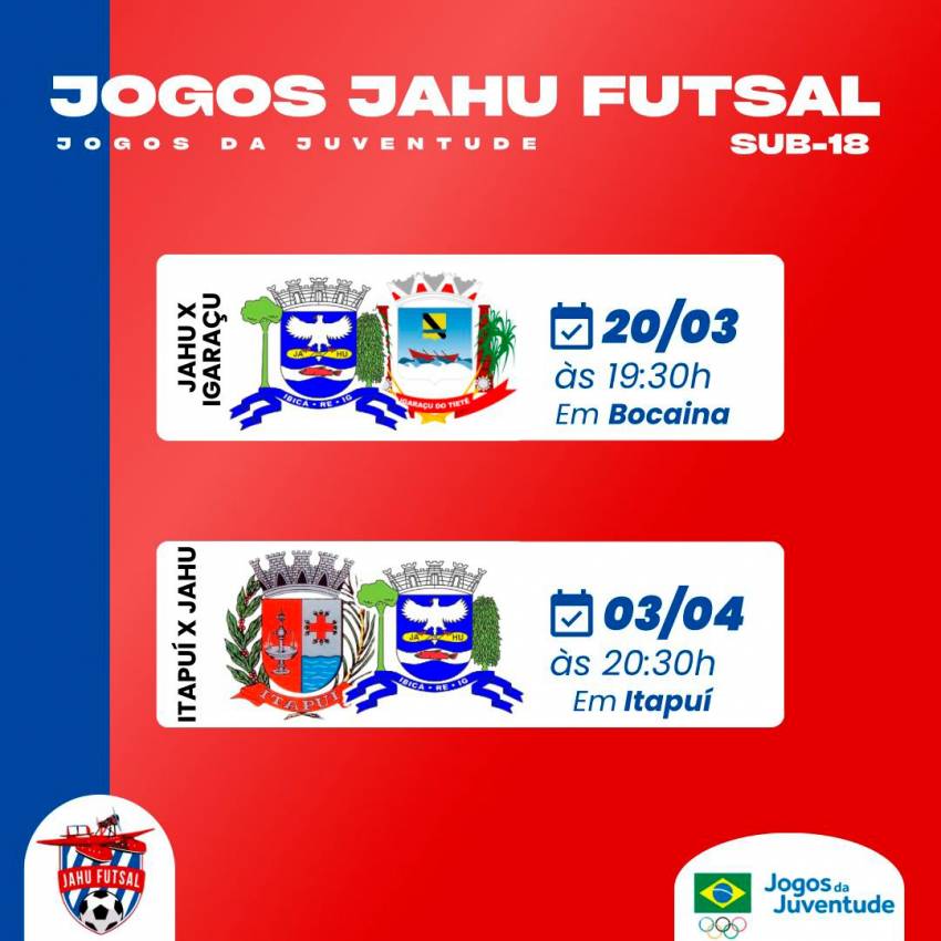 JAHU SE PREPARA PARA INÍCIO DAS DISPUTAS DOS JOGOS DA JUVENTUDE