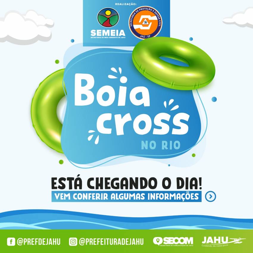 BOIA CROSS - ESTÁ CHEGANDO O DIA DE DESCERMOS O RIO JAÚ