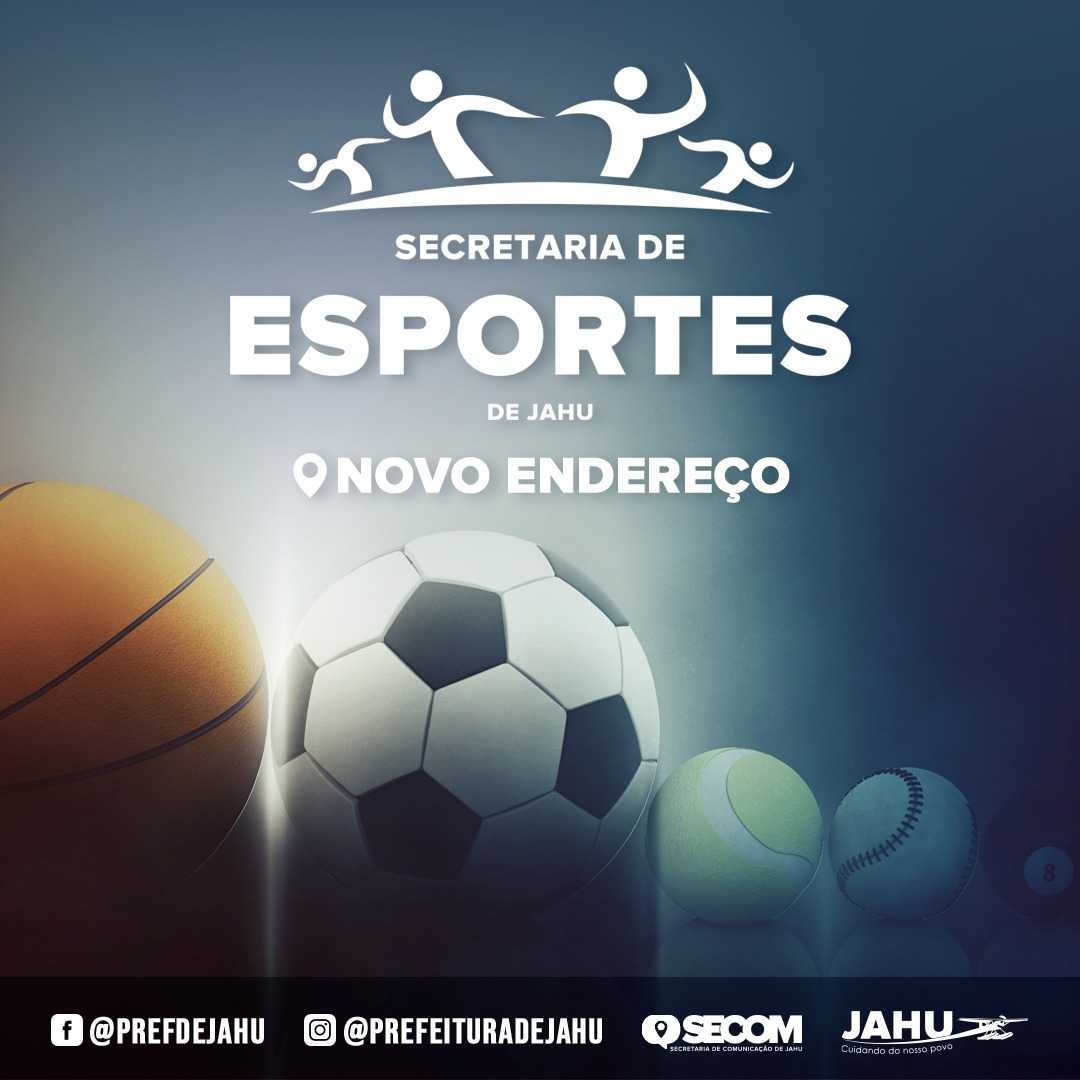 SECRETARIA DE ESPORTES PASSA A ATENDER EM NOVO ENDEREÇO