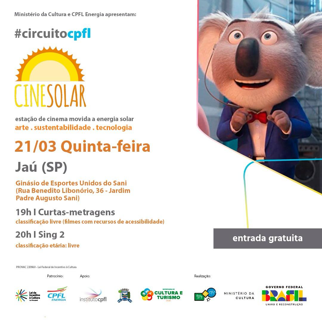 SESSÃO DE CINEMA MOVIDO À ENERGIA SOLAR NO SANI