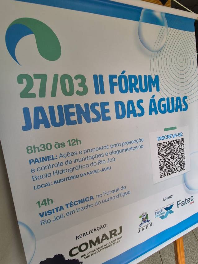 II FÓRUM JAUENSE DAS ÁGUAS PÕE SEGURANÇA HÍDRICA EM PAUTA