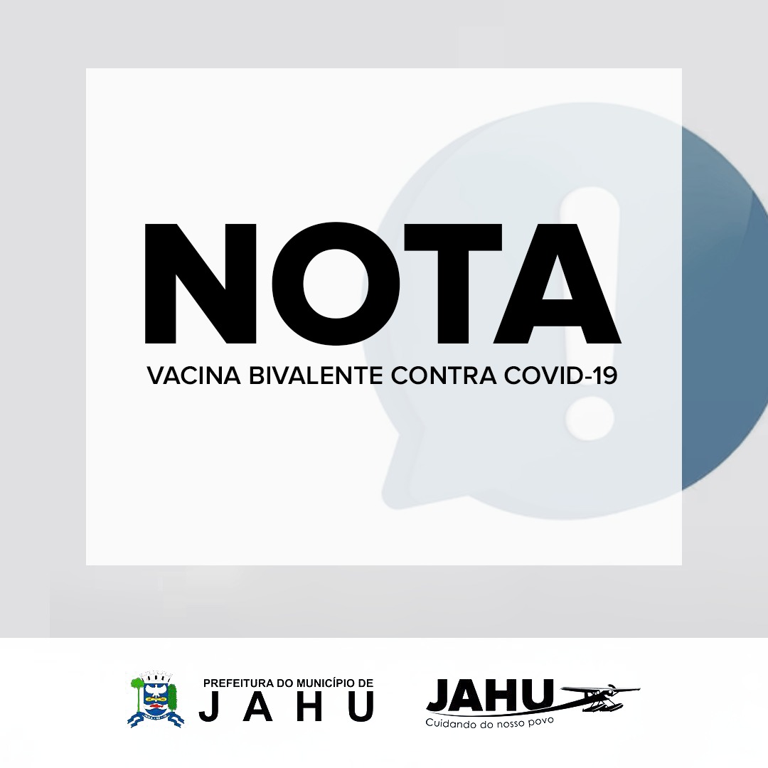 NOTA - VACINA BIVALENTE CONTRA COVID-19