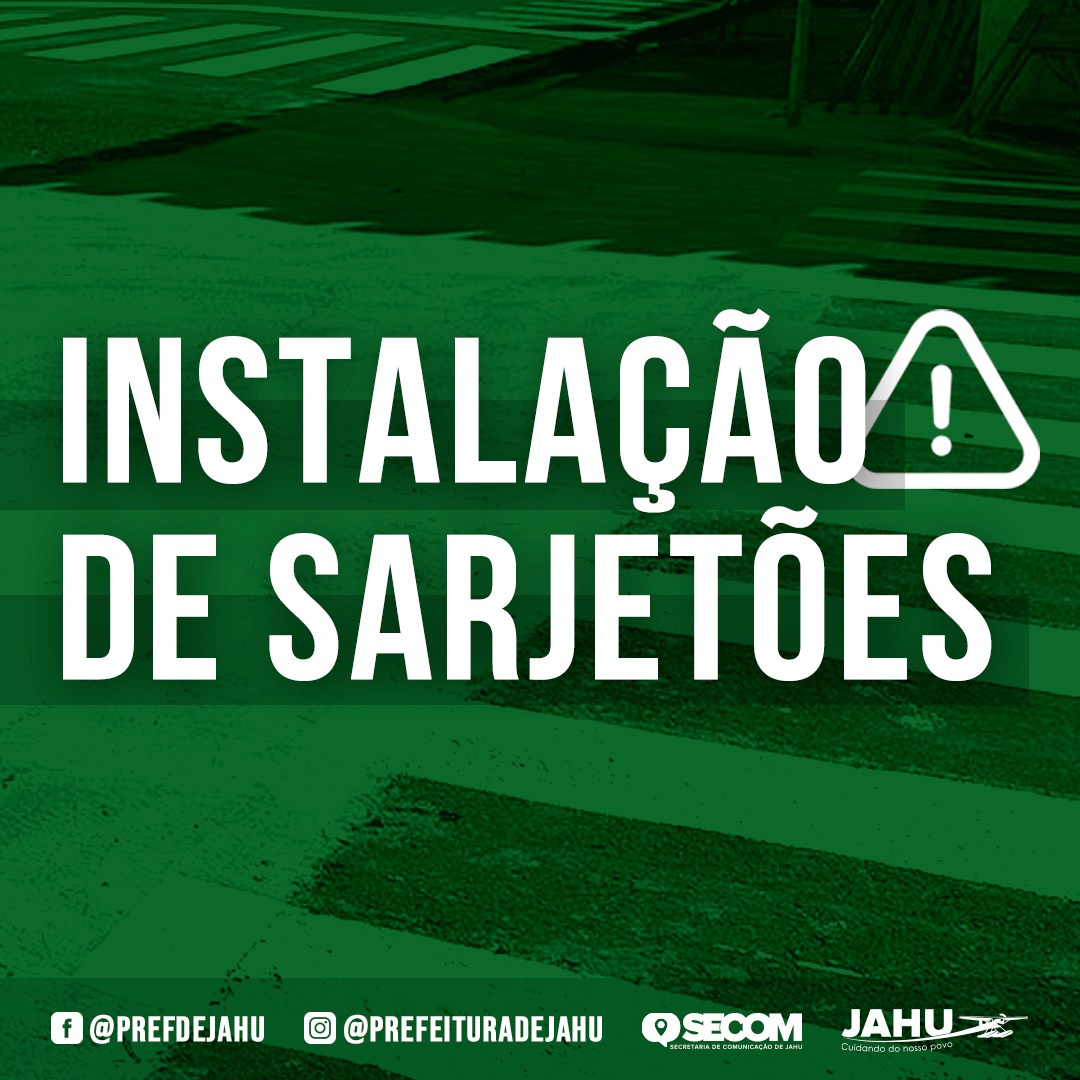 PREFEITURA REALIZA INSTALAÇÃO DE MAIS DOIS SARJETÕES